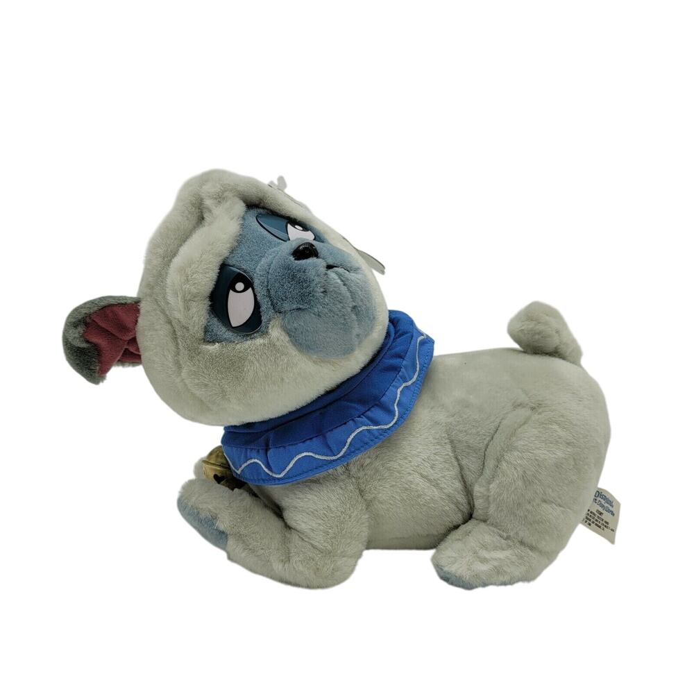Vtg Disney's Pocahontas Percy Pug Plush Dog‎ Stuffed Doll Toy Disney Land